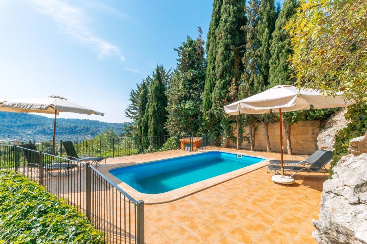 Wunderschoene Ruhige Finca Mit Pool In Galilea Galilea (Mallorca) Exterior foto