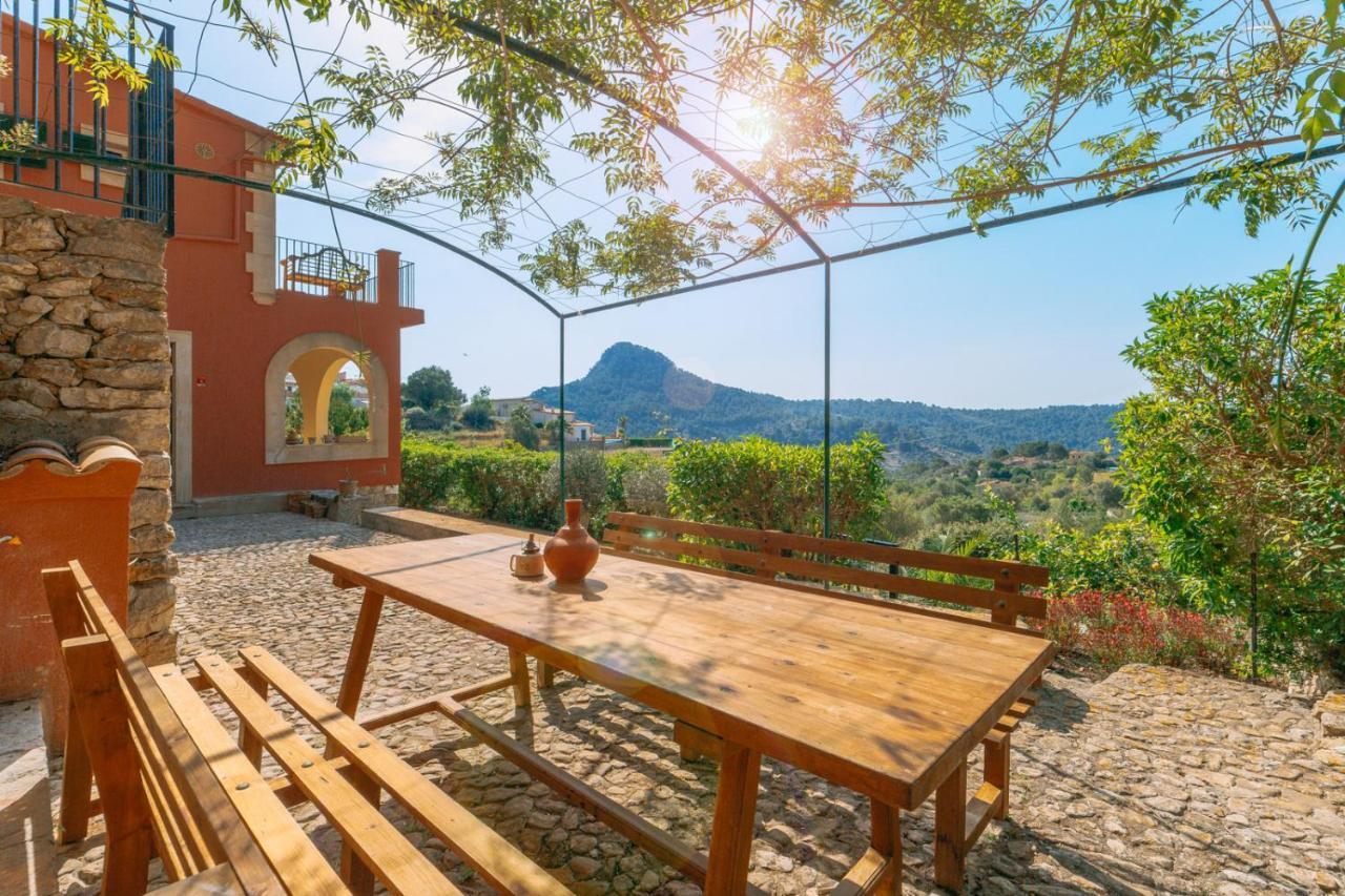Wunderschoene Ruhige Finca Mit Pool In Galilea Galilea (Mallorca) Exterior foto