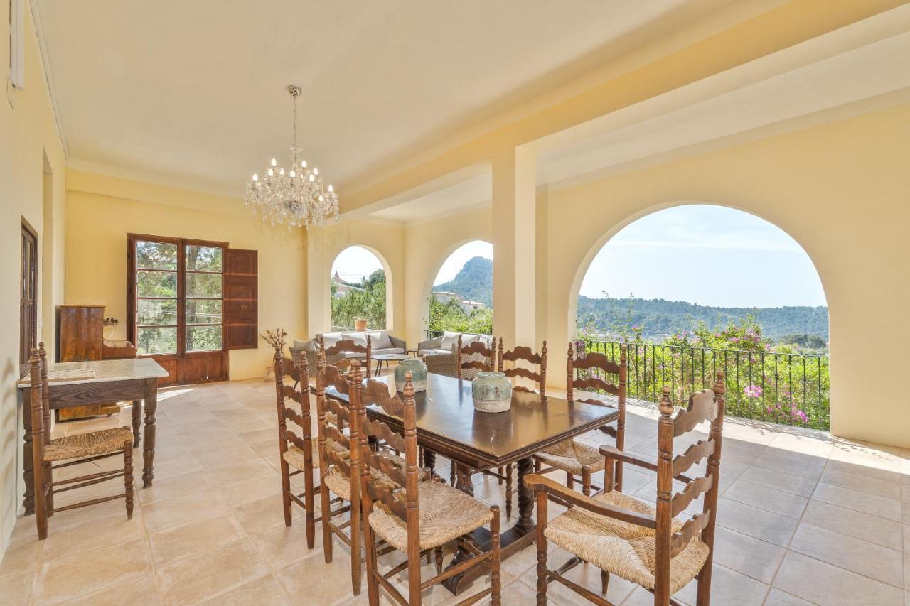 Wunderschoene Ruhige Finca Mit Pool In Galilea Galilea (Mallorca) Exterior foto