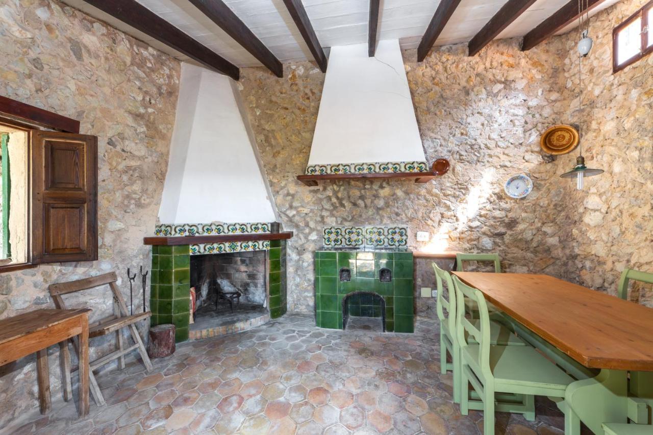 Wunderschoene Ruhige Finca Mit Pool In Galilea Galilea (Mallorca) Exterior foto
